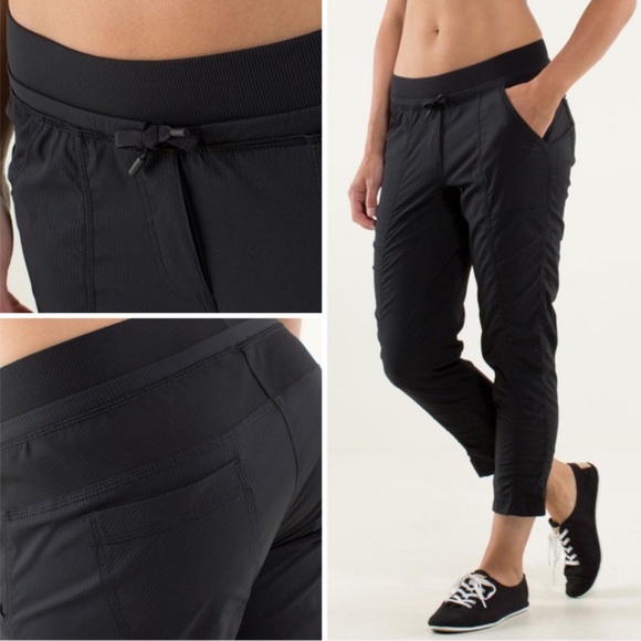 LULULEMON Black Studio Crop Pant 4 - Picture 2 of 13